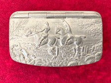 Antique Pewter Snuff Box