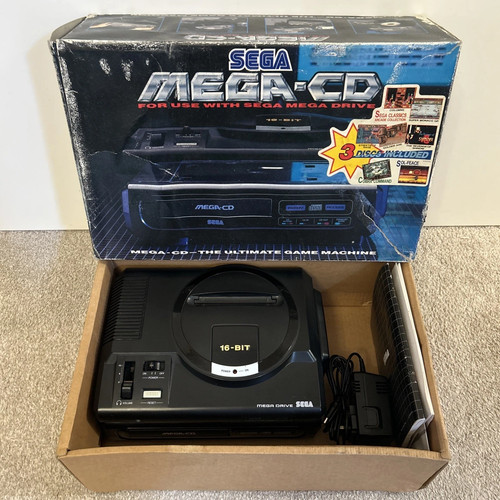 Sega mega console boxed - mega,