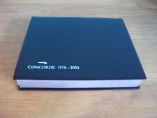 CONCORDE MEMORABILIA DIARY 1976 - 2003 BRITISH AIRWAYS SMYTHSON of BOND STREET U
