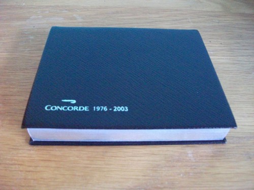 Concorde memorabilia diary - memorabilia,