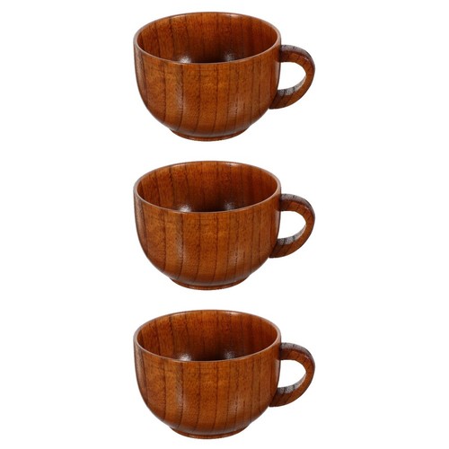 Wooden drinking cups set - drinking, 3