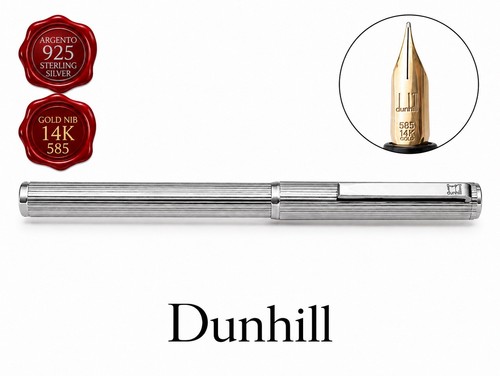 Dunhill fountain pen silver - fountain,