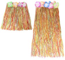 MULTI-COLOURED GRASS HULA