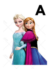Pre Cut Frozen Elsa And Anna