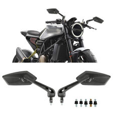 Motorcycle Side Mirrors Rearview Black For Husqvarna Vitpilen 125 250 401 701