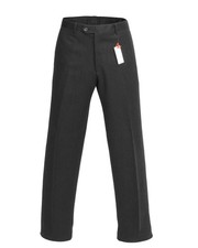 NWT ISAIA Napoli PANTS dress dark grey Winter wool trousers luxury Italy 50