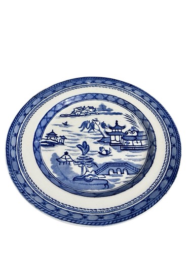 Antique canton plate blue - antique,