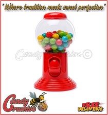 Gumball Vending Machine Gum Bubblegum Dispenser Red 120g - Bubble Gum Included