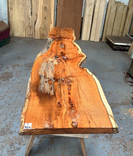 Yew waney edge - edge, 40mm