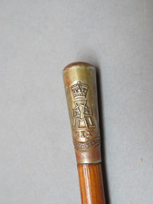 British Army The Green Howards XIX Regimental Swagger Stick Cane