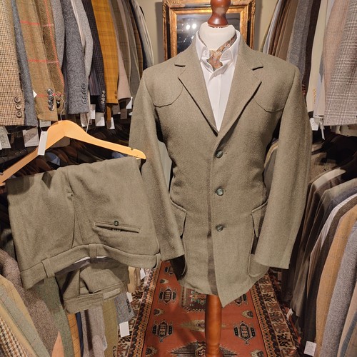 Vintage mens 42r 38w - tweed, 2