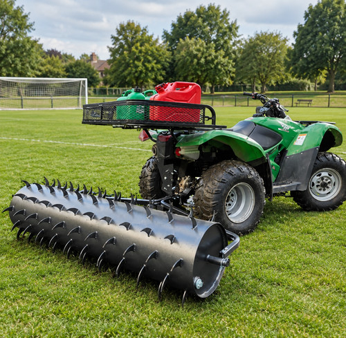 Ground lawn drum roller - drum,