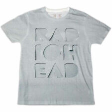 Radiohead Note Pad Cut-Out Grey T-Shirt NEW OFFICIAL