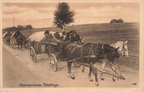 East prussian refugees - refugees, on
