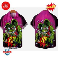 Rat Fink Hawaiian Shirt - Classic Hot Rod Culture, Bold Flames & Racing Energy