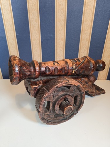 Solid wooden cannon - wooden,