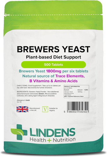 Lindens brewers yeast 500 - lindens,