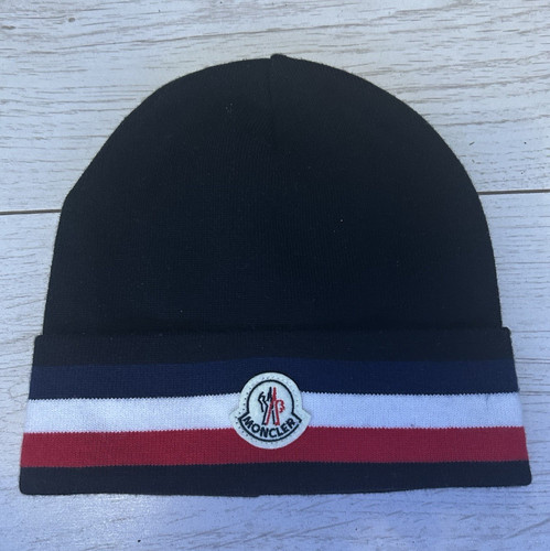 Moncler black knit - beanie, hat