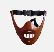 Halloween Silence of the Lambs Hannibal Lecter Mask Resin Party Cosplay Props