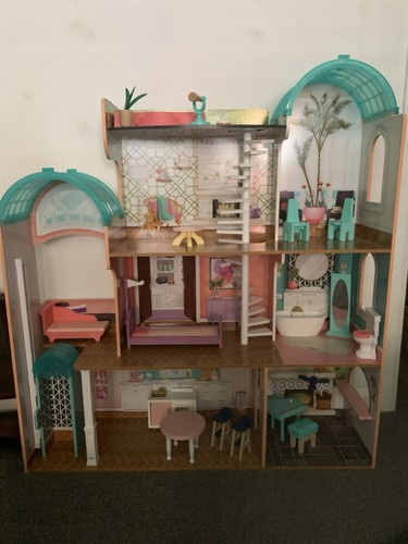 Large dolls house mansion - house,