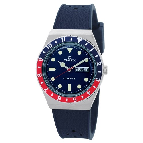 Timex quartz blue dial - quartz,