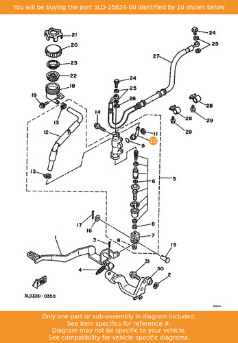 Yamaha joint 3ld - yamaha, 3ld-2582a-00