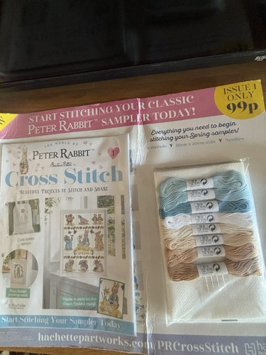 Peter rabbit cross stitch kit - rabbit,