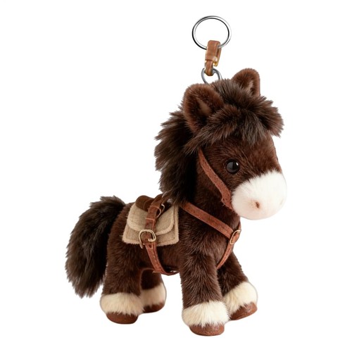 Plush horse pendant - plush,