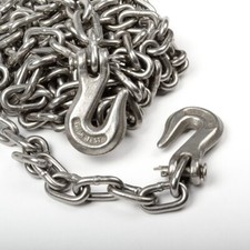 5/16" X 14' Tow Chain with Clevis Hooks | Heavy Duty