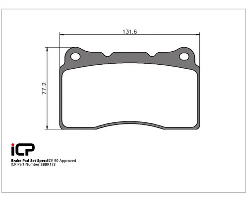 Icp front brembo - front, pot