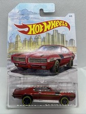 Hot Wheels ’69 Pontiac GTO Red Detroit Muscle Series 4/6 GDG44