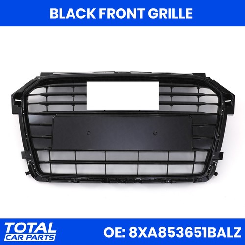 Radiator grille gloss - gloss, black