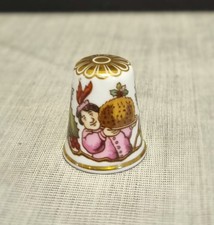 Spode Vintage English China Thimble Christmas Pudding 