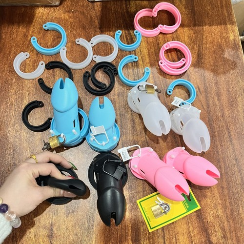 Soft silicone chastity cage - silicone,