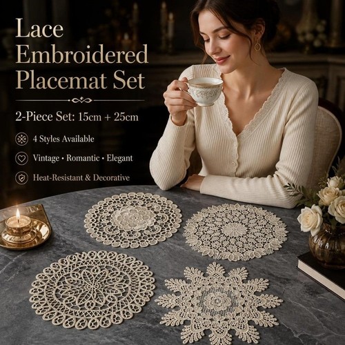 2pcs hollow out lace - lace, table