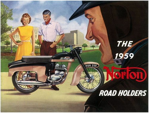 Norton brochure 1959 models - norton,