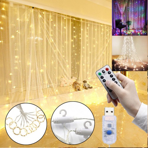 100 led curtain fairy - 100,