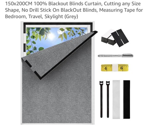 150x200cm 100 blackout - 150x200cm, blinds
