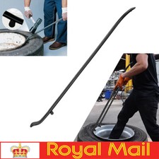 Heavy Duty Truck Tractor Tire Iron Mount Demount Tire Changing 38" x 4/5" Black