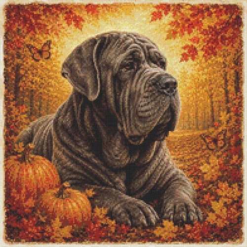 Neapolitan mastiff puppy - mastiff, dog