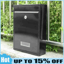 LARGE OUTDOOR STEEL POST BOX