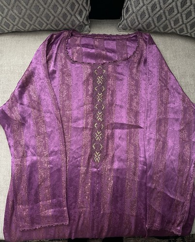 Moroccan dress purple with - purple,
