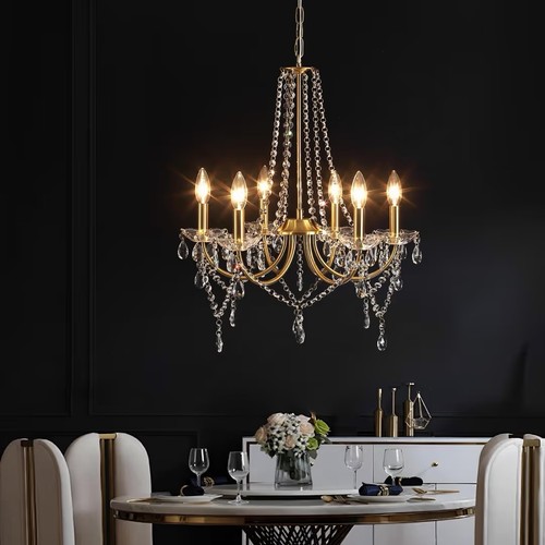 Light crystal chandelier - crystal,