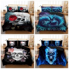 Gothic Skull Duvet Cover