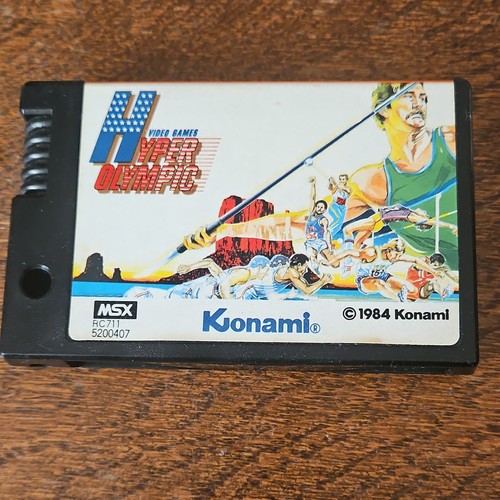 Konami hyper olympic - olympic, (msx)