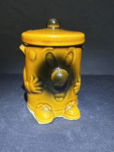 Vintage ceramic dusty bin - vintage,