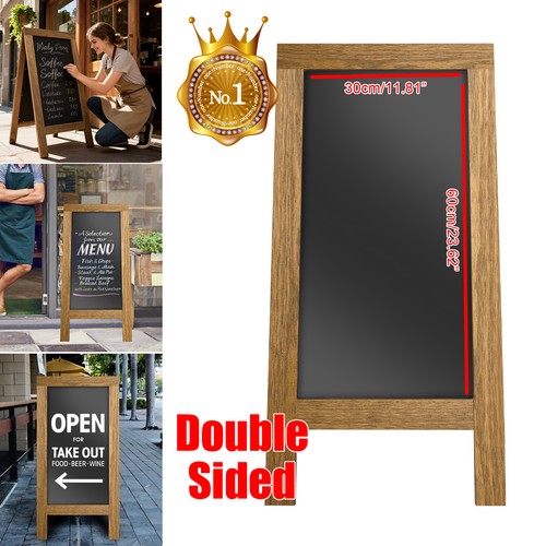 Large double side - side, wooden