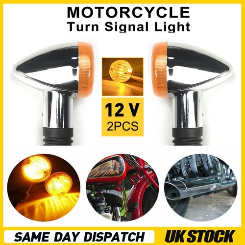 2pcs amber motorcycle - motorcycle, front