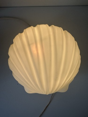 Vintage shell frosted glass - shell,