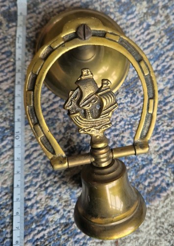Brass wall hanging - wall, bell,